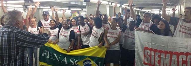  Siemaco-SP fecha o cerco contra HIGILIMP e exige pagamento dos benefícios de mais de 600 trabalhadores
