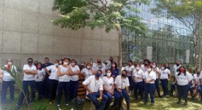  Equipe de Órgãos Públicos tira dúvidas e filia trabalhadores no Fórum Trabalhista de São Paulo