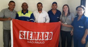  UTRSS EcoUrbis Leste faz eleição da CIPA com apoio do SIEMACO-SP