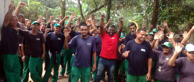  Graças à paralisação de trabalhadores, organizada pelo Siemaco SP, empresa de Áreas Verdes paga salários atrasados