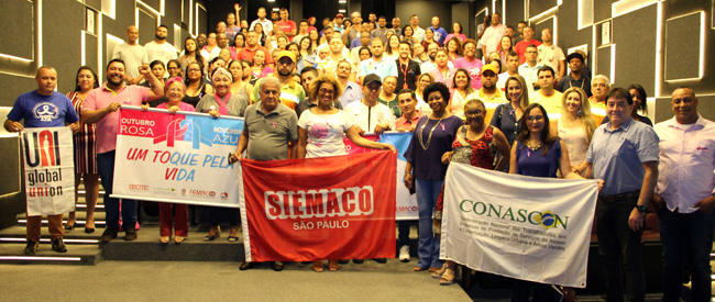  SIEMACO-SP realiza evento de valorização do Outubro Rosa e início do Novembro Azul com palestras e presença maciça da categoria
