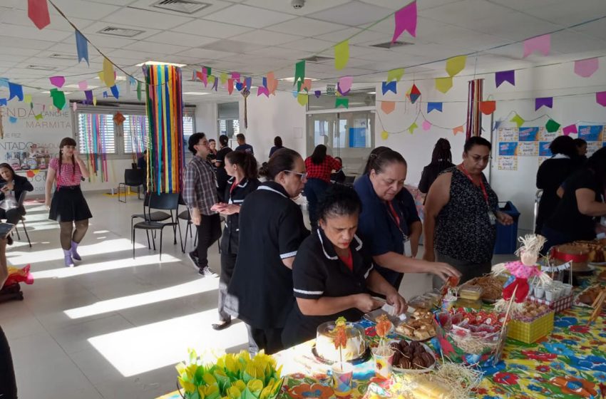  SIEMACO-SP e EQS promovem festa junina para trabalhadores na sede da Caixa Econômica