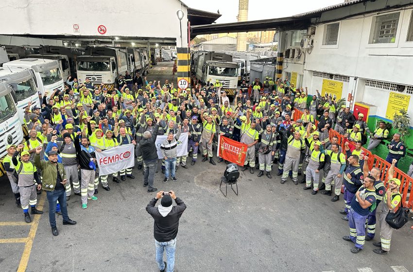  Trabalhadores da Loga Jaguaré aprovam pauta da Campanha Salarial da Limpeza Urbana