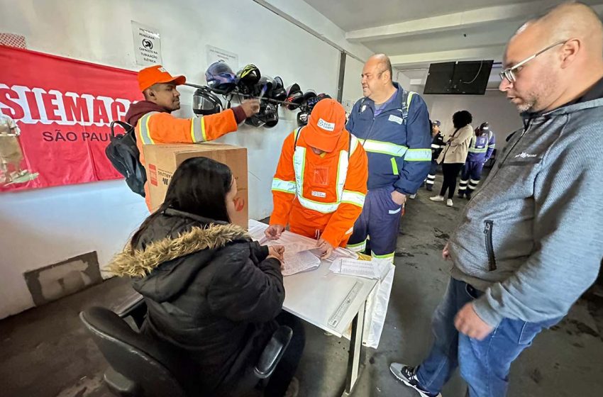  Mais de 900 trabalhadores elegem os novos cipeiros do Consórcio SCK, com apoio do SIEMACO-SP