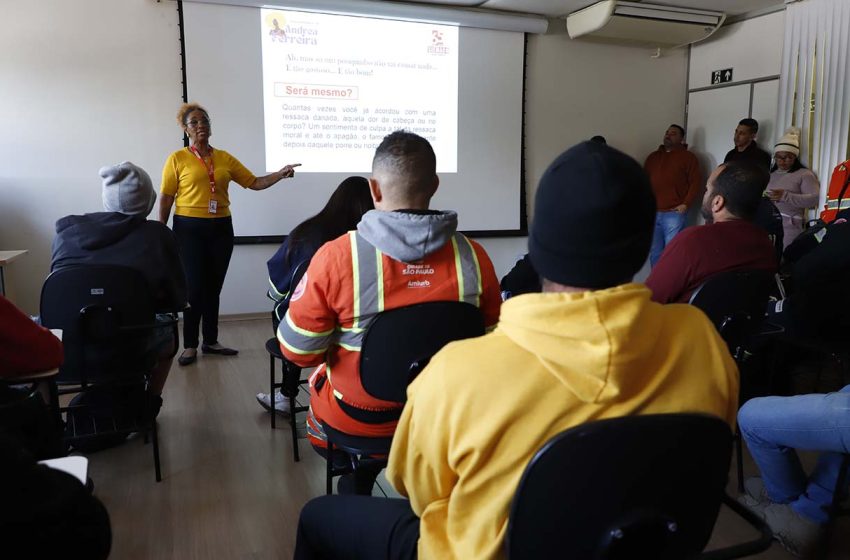  Palestras na Sustentare abordam impacto do uso de álcool e drogas na vida dos trabalhadores