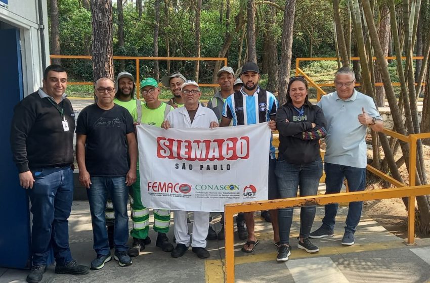  Eleição da CIPA movimenta a garagem da EcoUrbis Leste, com participação do SIEMACO-SP