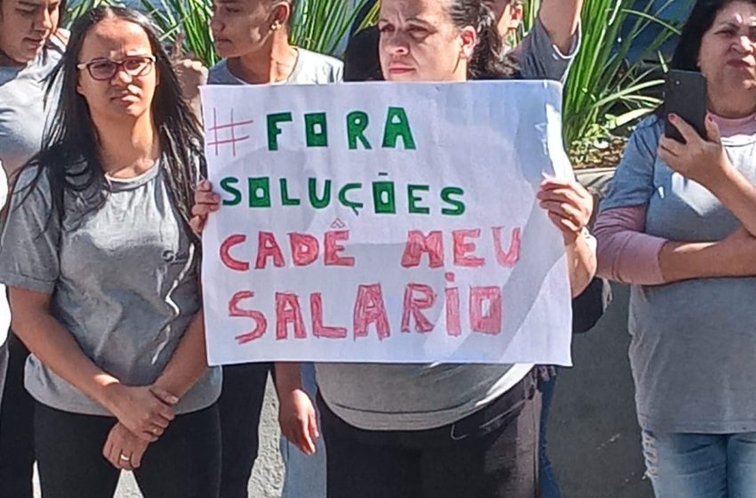  Com apoio do SIEMACO-SP, trabalhadores da Soluções paralisam serviços na educação municipal por atrasos nos pagamentos