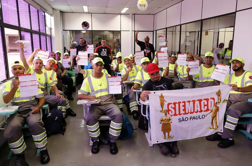  SIEMACO-SP participa da integração de novos coletores na Loga Vila Maria