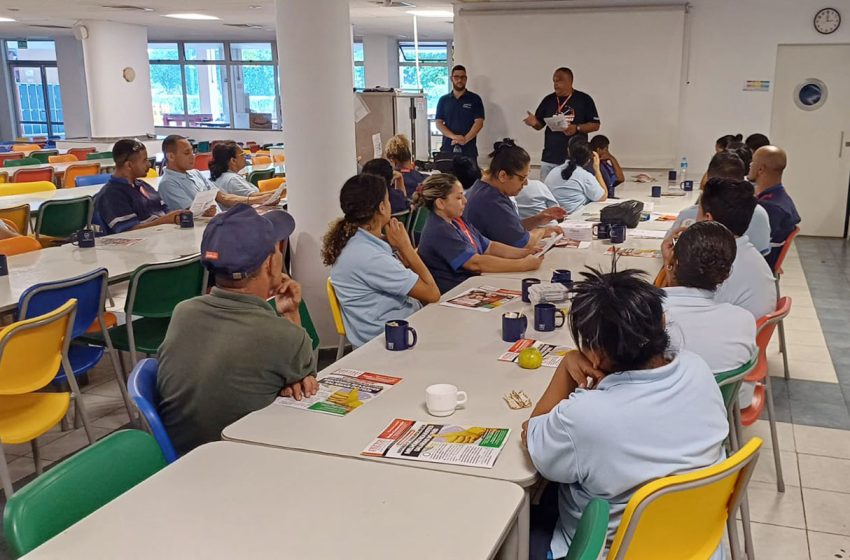  SIEMACO-SP fortalece vínculo com trabalhadores da Sodexo em visita ao Colégio Saint Paul’s